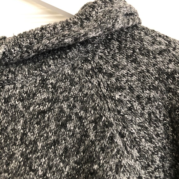 Grey Marled Hooded Sweater - Picture 11 of 15